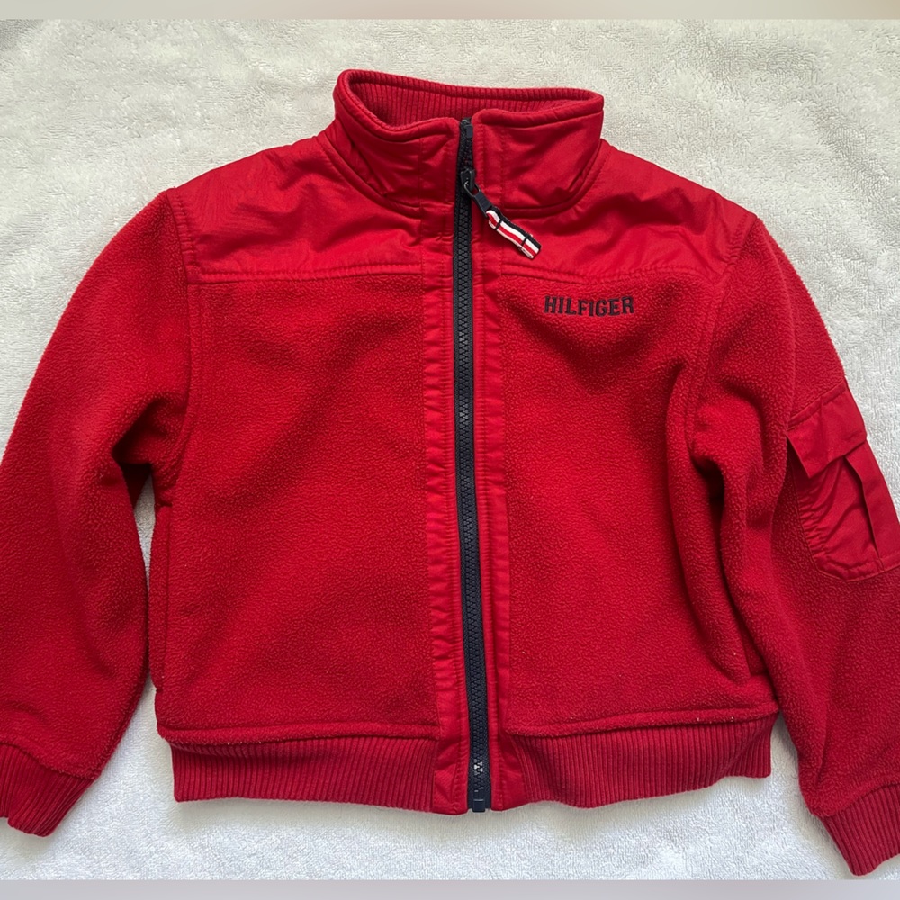 Hilfiger fleece jacket, kids 5 Red